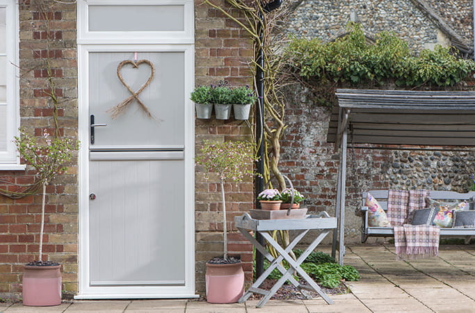 A stunning stable door from the Everest range, A-rated for warmth