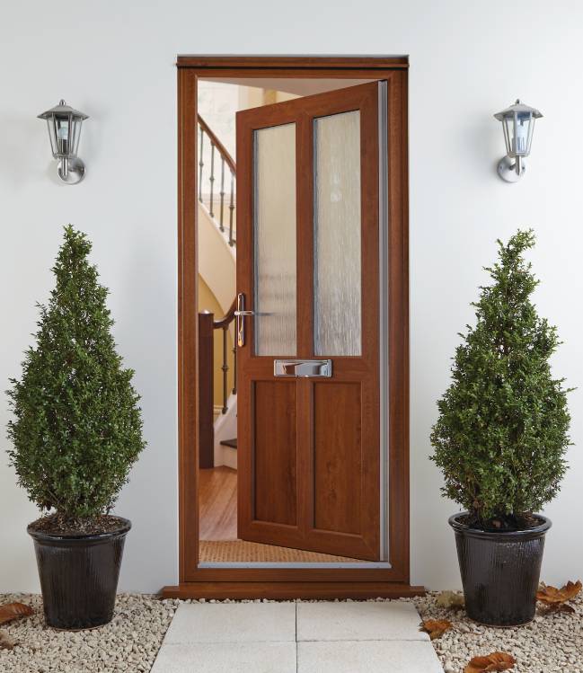 A secure uPVC front door