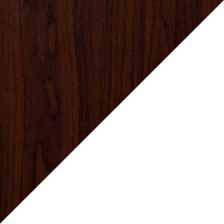 Rosewood and White