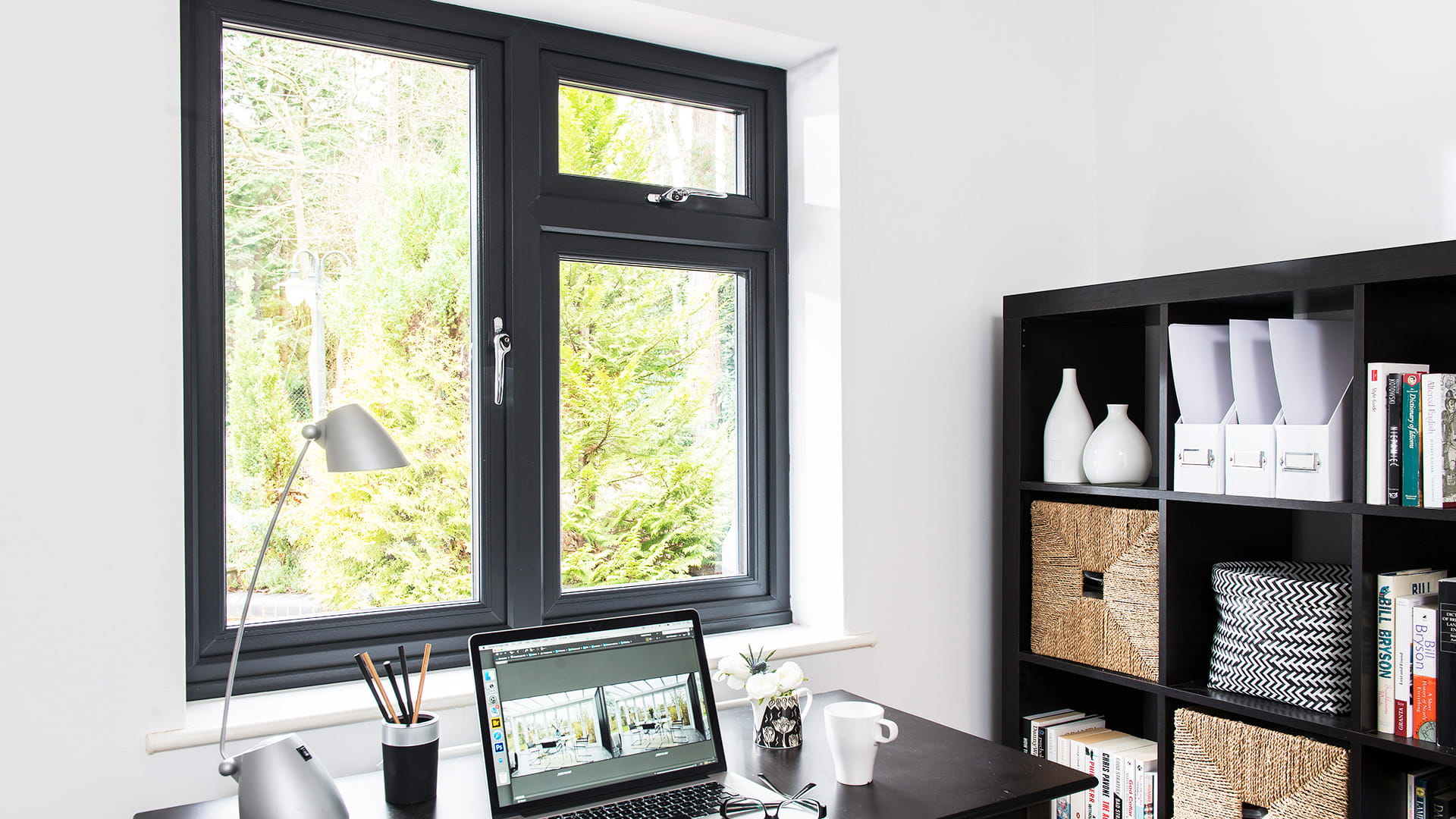 Anthracite grey window