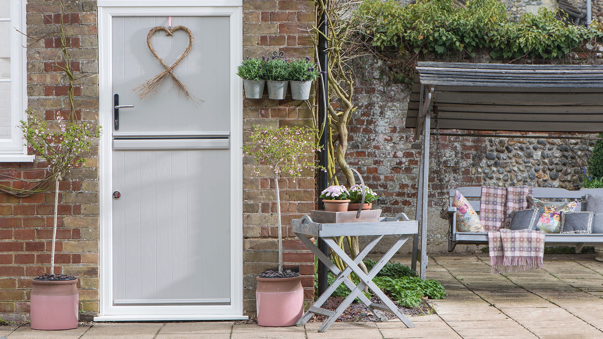 An Everest grey front door