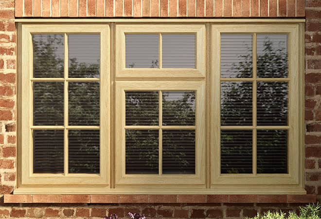 Natural Oak Windows