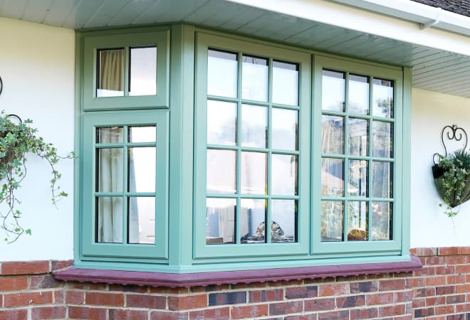 Green Everest bay window which is energy efficient