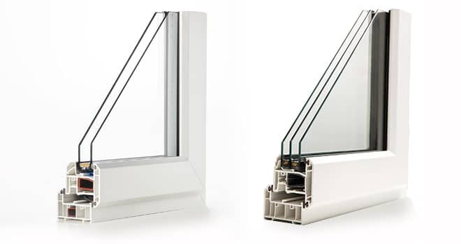 Double and triple glazing