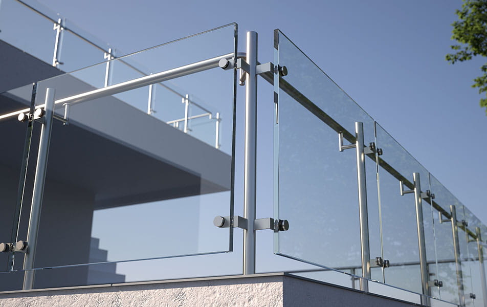 Safety glass can be laminated or toughened glass