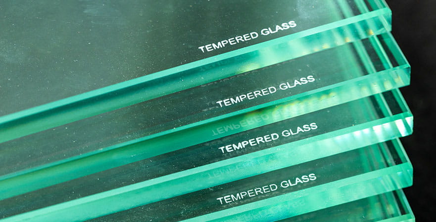 Toughened or tempered glass