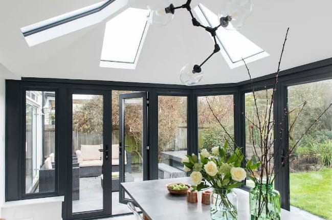 An Everest livinroof on a conservatory