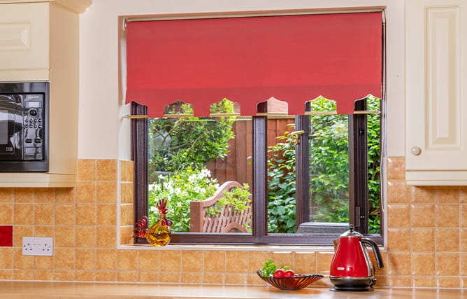 A kitchen fitted with Everest uPVC windows