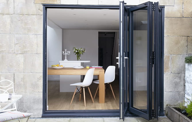 Aluminium bifold doors