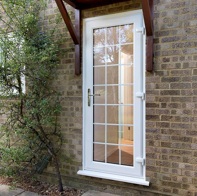 Fully glazed uPVC entrance door