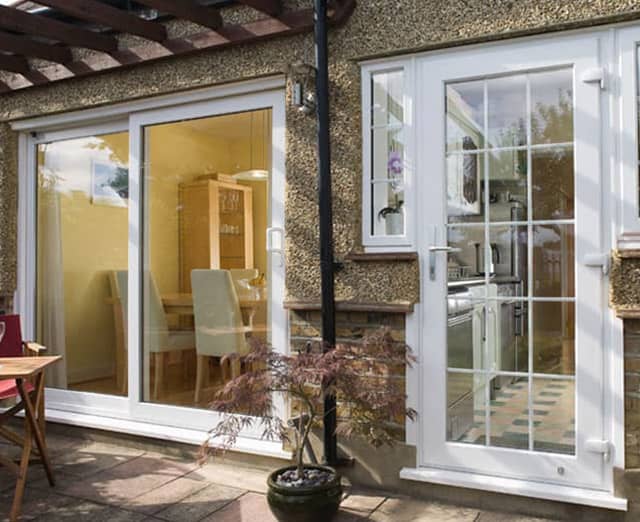 uPVC patio door and entrance door