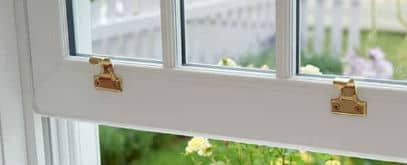 Everest sash window close up