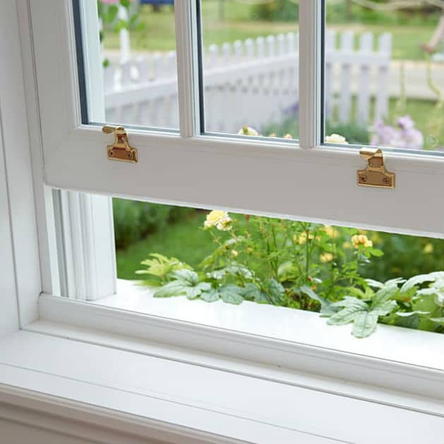 Everest sash window close up