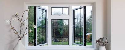 Everest black aluminium window