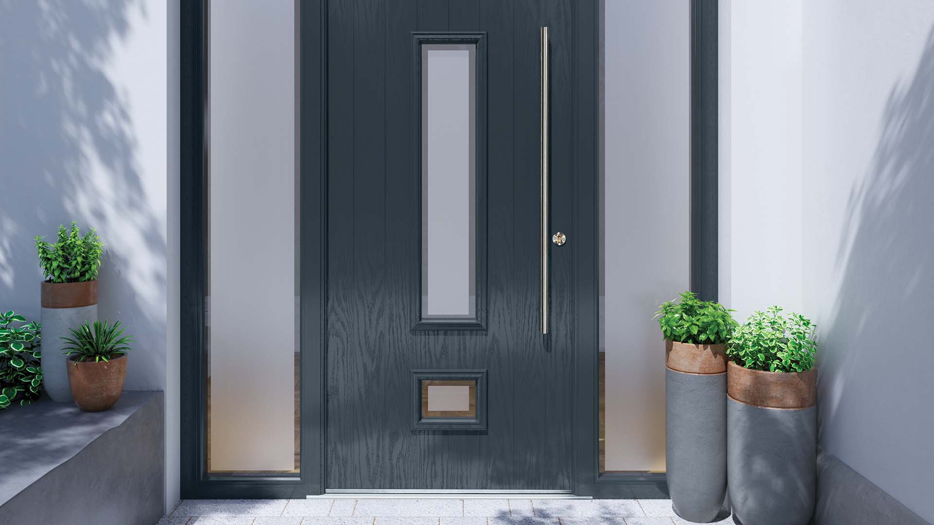 Exterior entrance doors