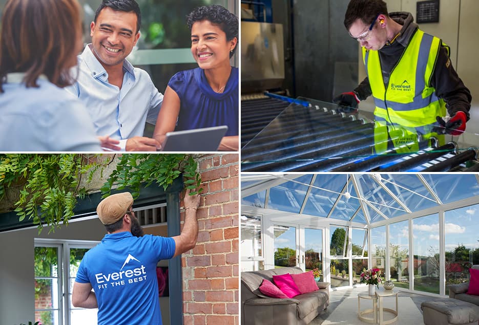 Everest conservatory team helping you every step of the way