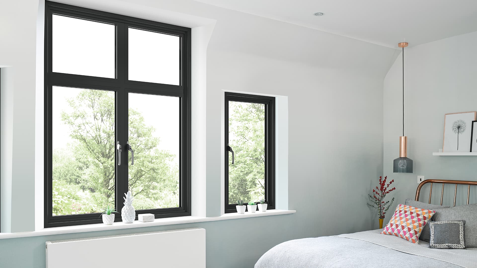 Double glazed Aluminium casement windows