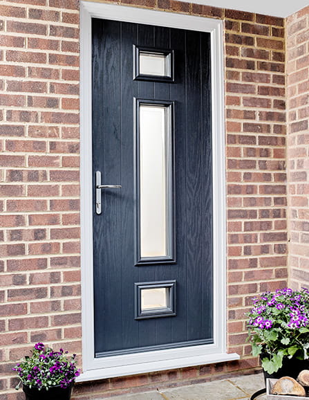 Anthracite grey Everest front door