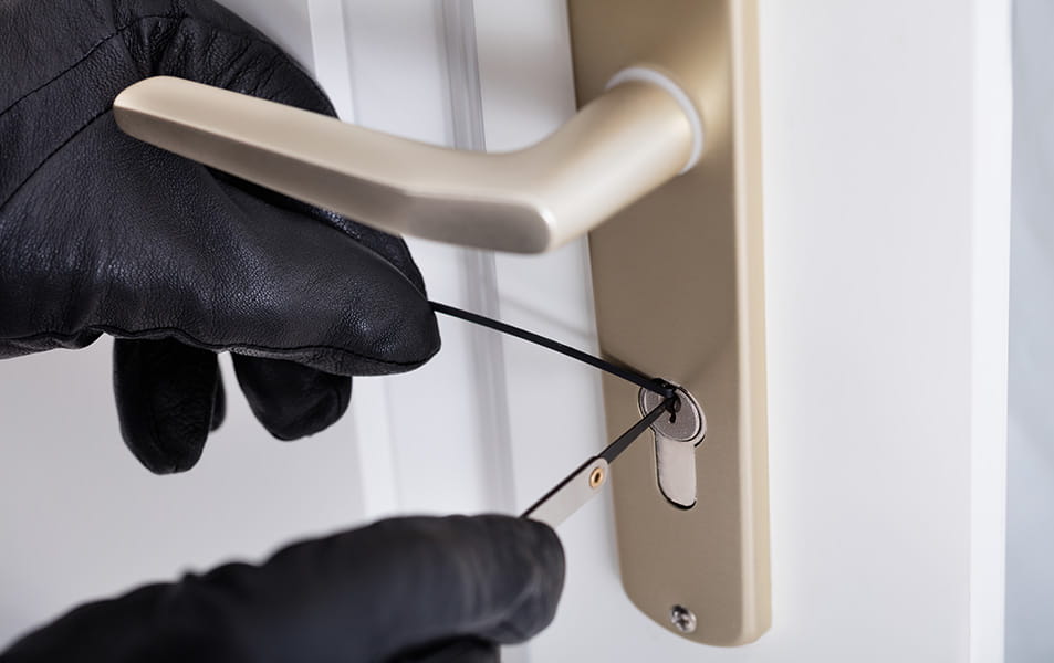 Burglary rates spike