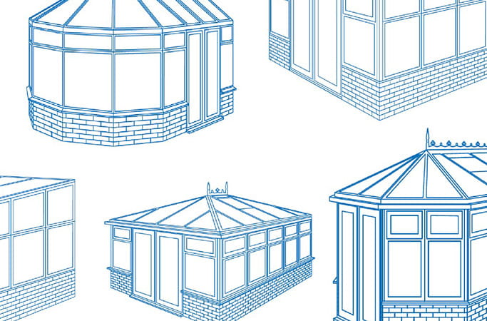 Everest conservatory designs in blue