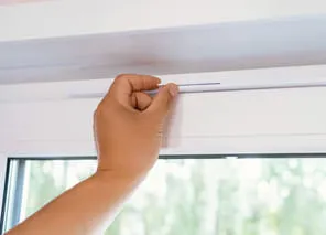 Hand adjusting window frame Everest conservatory