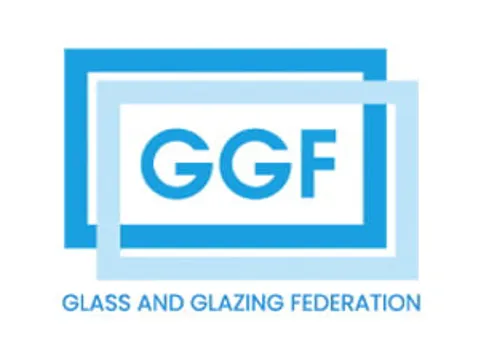 Blue logo for Glass and Glazing Federation