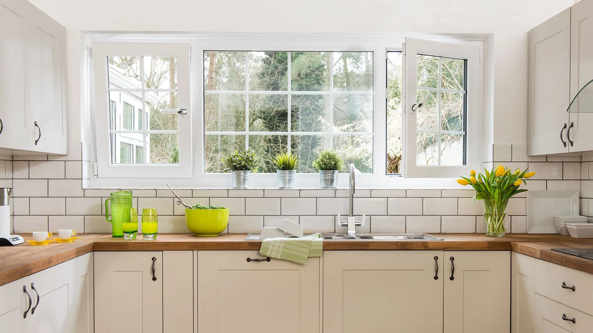 Everest tilt and turn window in white