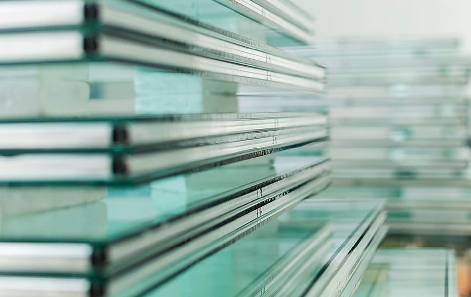Stacked glass sheets for Everest conservatory