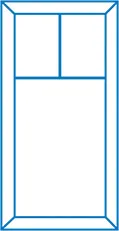 Everest conservatory window design with three sections