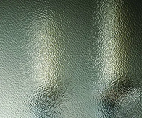 Textured glass with light reflecting